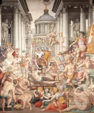  San Pintura - Martirio de San Lorenzo Florencia Agnolo Bronzino